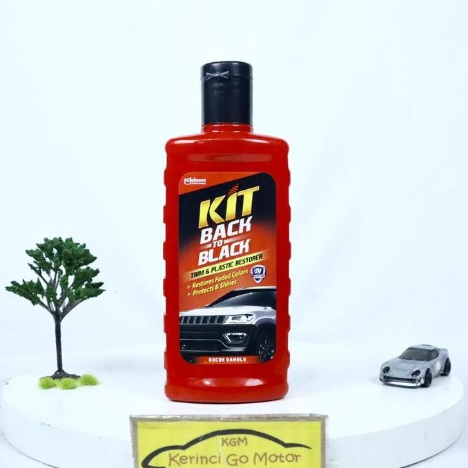 KIT Back to Black Mobil 250ml - Penghitam Trim Plastik Dashboard Body
