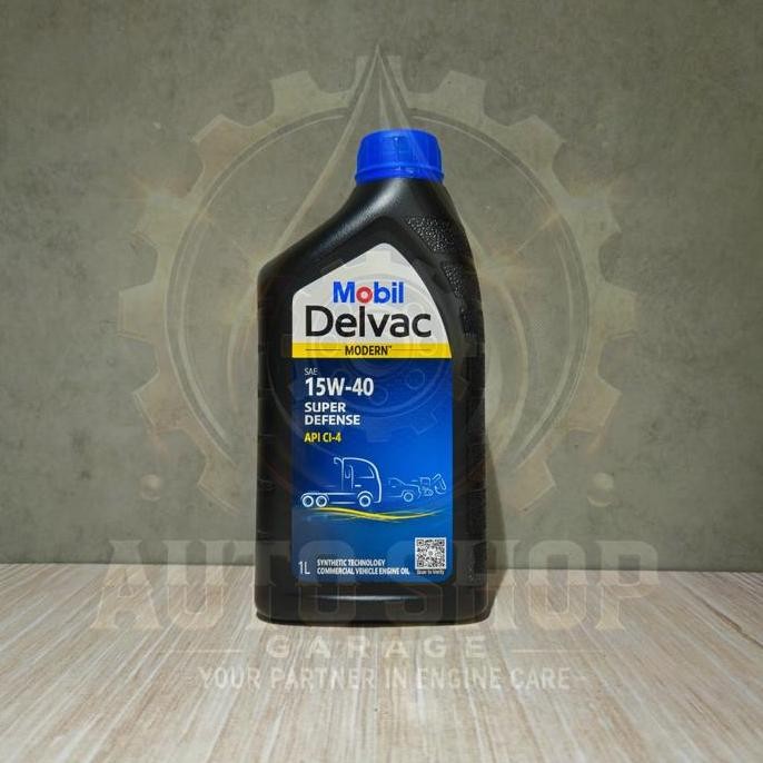 Oli Mobil Delvac Diesel 15W-40 1 Liter Pelumas Mesin Diesel Modern