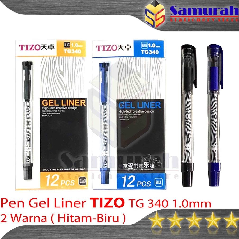 

Pen Gel Liner TIZO TG-340 1.0 mm / Ballpoint Cair Tebal 1 mili TG 340 / Pulpen GelLiner Cabut DiM