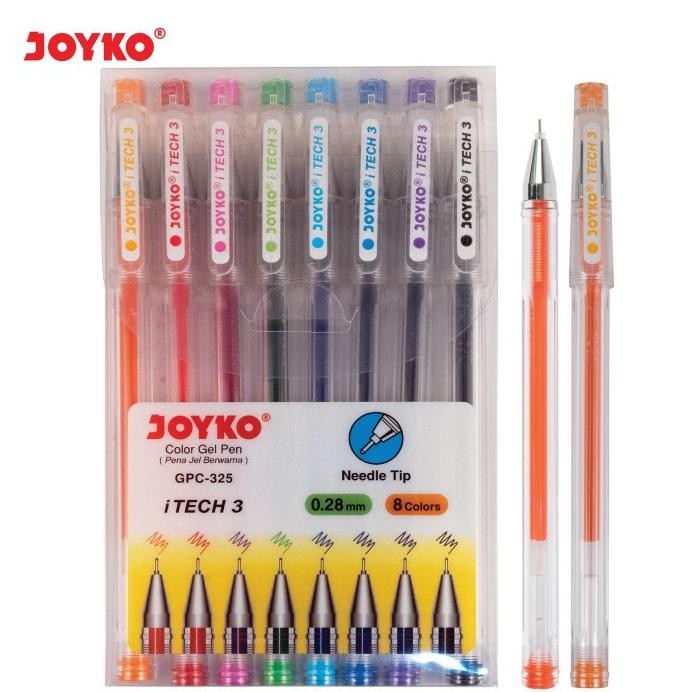 

Pulpen Gel Joyko GPC-325 iTECH 3 - 0.28 mm ( 8 Warna ) DiM