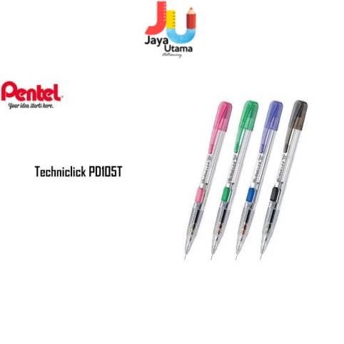 

Pentel Pensil Mekanik Pd 105 (Techniclik) Trans DiM