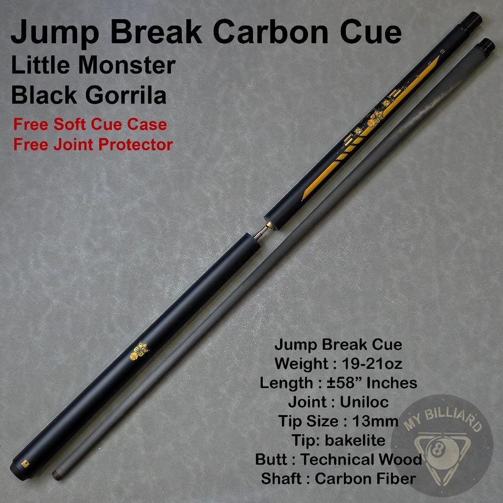 Little Monster Black Gorilla Heidan Jump Break Carbon Cue Billiard - Stick Jumpbreak Karbon 13Mm Gor