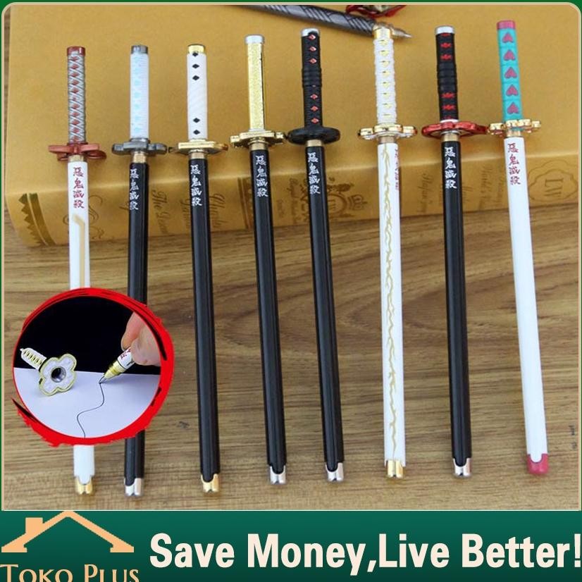 

Pena pulpen pedang Sword demon slayer Pen Anime Demon Slayer Kimetsu no Yaiba DiM