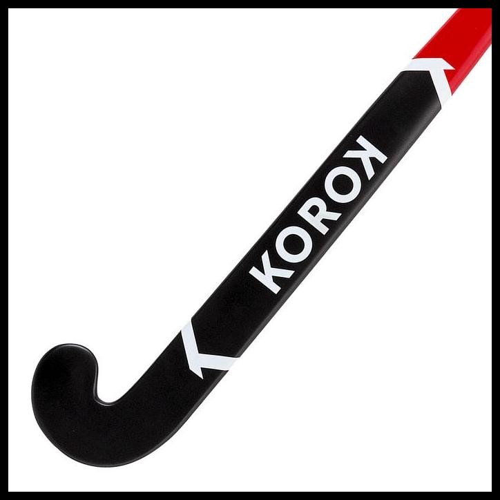 HOT DEAL STICK HOCKEY DEWASA FIELD HOCKEY MID BOW STICK FIBERGLASS FH500 BLACK 