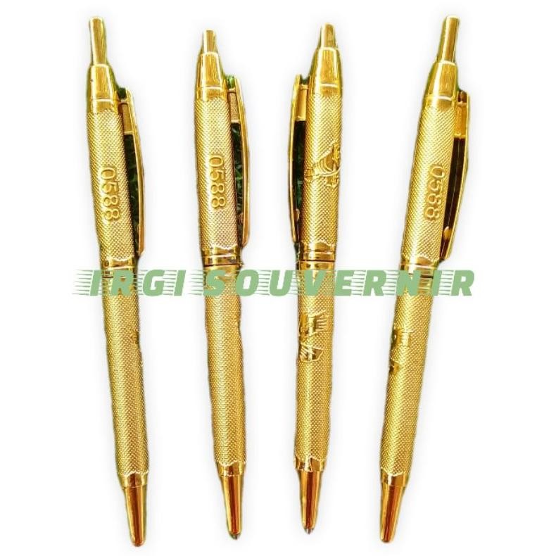 

ISI 50 SOUVENIR PULPEN EMAS KEMASAN PLASTIK DiM