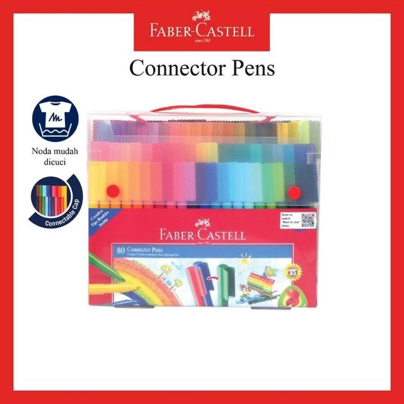 

Connector Pen 80 Faber Castell / Spidol warna 80 warna faber castell DiM