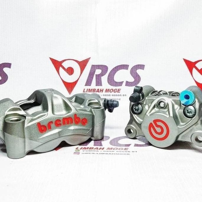 Paket Kaliper Depan Belakang Brembo M50 dan Brembo P2 Red Logo