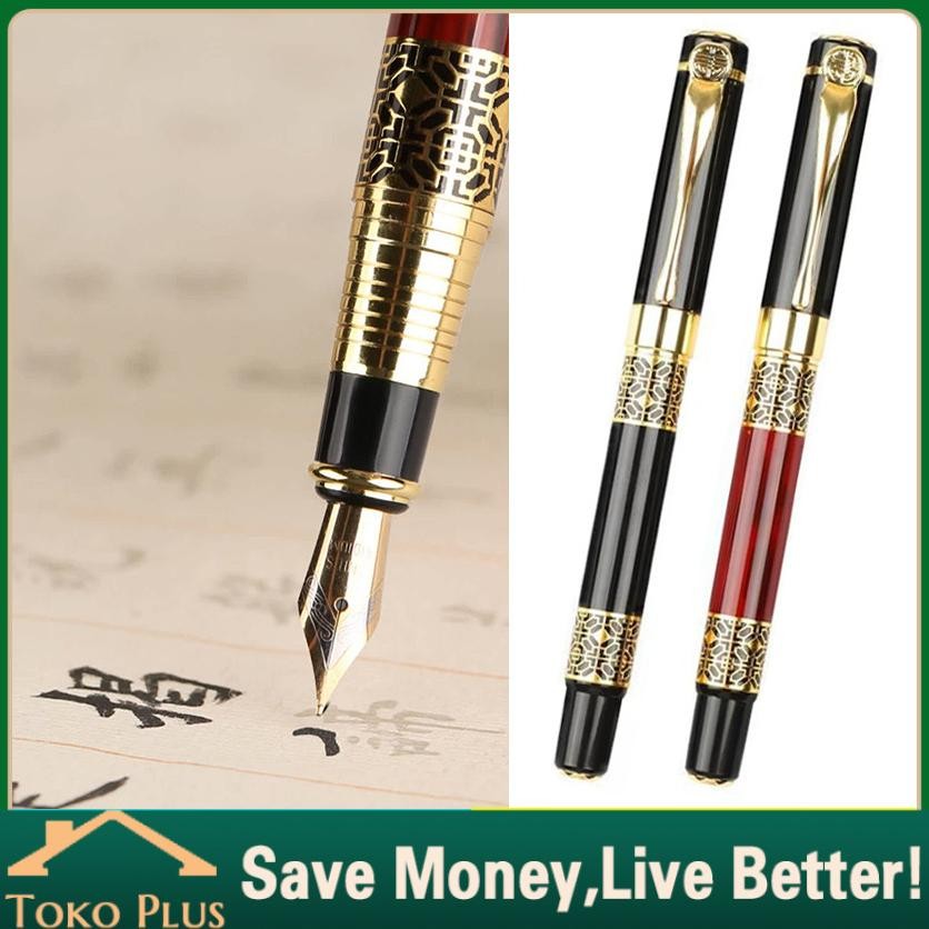 

Pena Kaligrafi Metal Fountain Pen Nib 0,5mm Pena Kalam Tutul Sudah Di Asah Siap Pakai Untuk Lugot Kitab/Surah/Surah Sudah Di Asah Untuk Kitab Kuning / Fountain Pen Kaligrafi Bahan Full Metal DiM