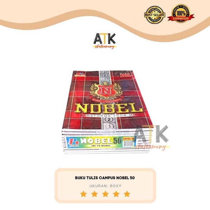 

Buku Tulis Boxy Campus Nobel 50 Lembar atk PS