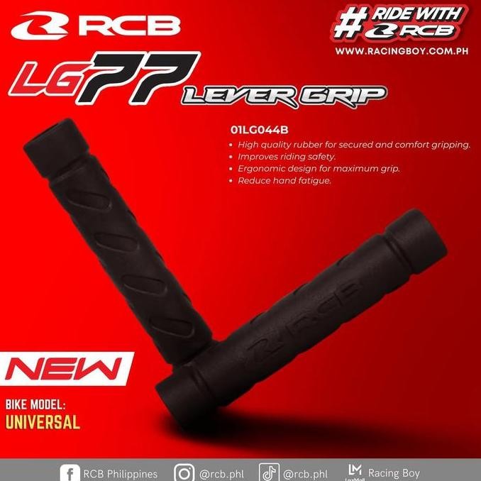 Karet Tuas Handle Rem Kopling Motor RCB Racing Boy Lever Grip Hitam