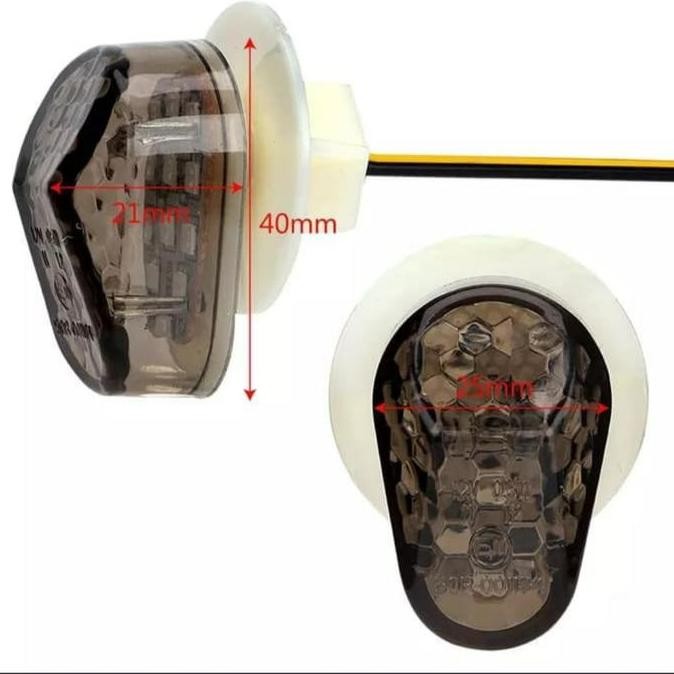 LAMPU SEIN TEMPEL TANAM GSX R25 CBR250 CBR150 R15 NINJA - SEIN THAI LOOK