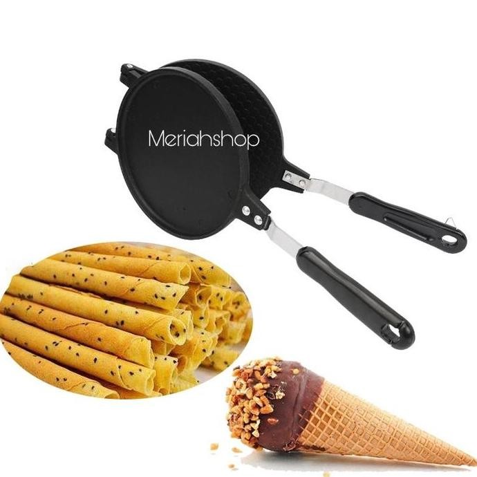 Cetakan Kue Semprong Teflon Loyang EGG ROLL WAFFLE MAKER