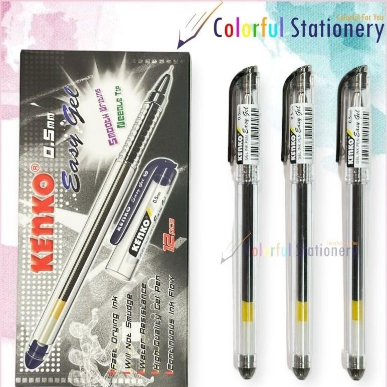 

Pulpen/Ballpoint/Pen Gel Easy Gell (12 Pcs) DiM