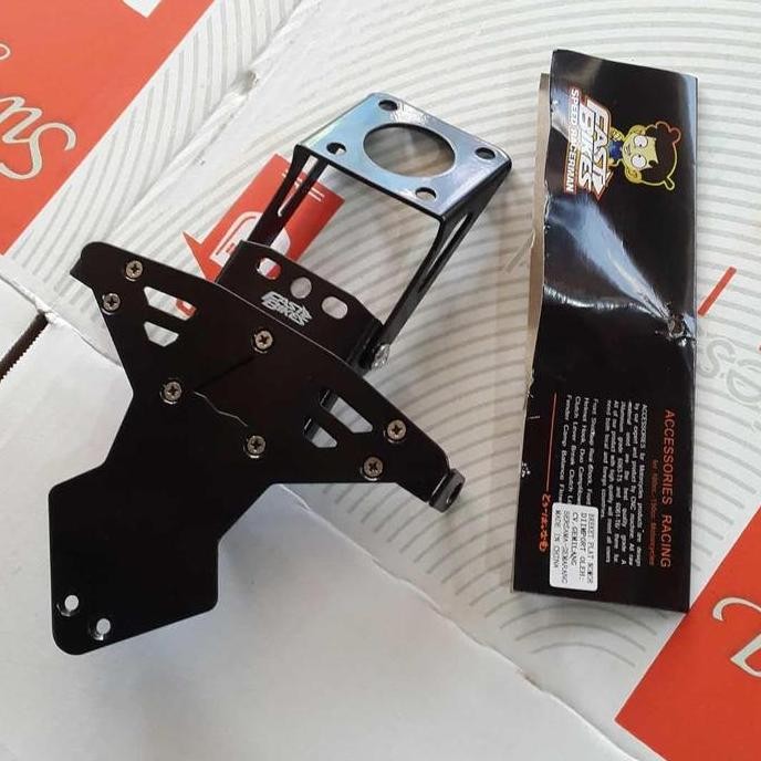 BREKET PLAT NOMOR BELAKANG UNIVERSAL AEROX VIXION R15 CB XABRE R25 | DUDUKAN PLAT MOTOR SPORT