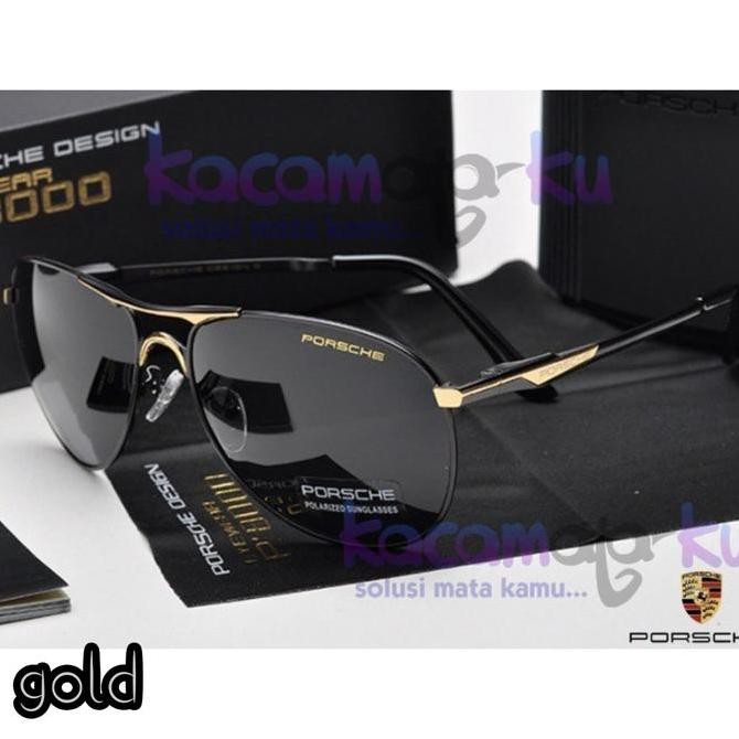 Kacamata Sunglasses Porsche Design 8722 P8722 Polarized (Paket Hemat) Pasti Ori