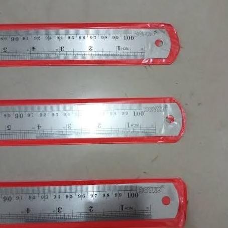 

Penggaris Besi 100cm/Garisan/Ruler/Mistar Besi/Penggaris Stainless 1M murah
