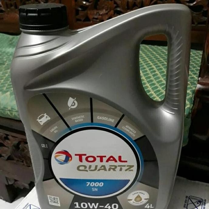 baru Total quartz 7000 10w40/oli total/oli mesin mobil 10w40 kemasan Galon