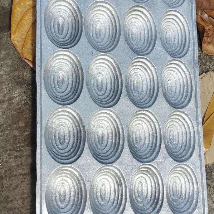 Cetakan kue kuwuk oval jumbo bolu jadul klembem