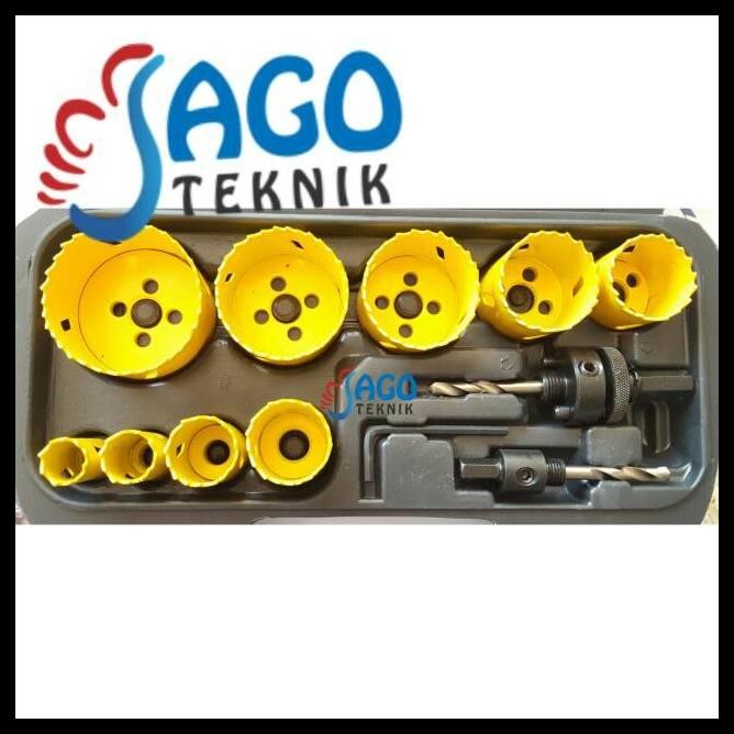 DISKON HOLE SAW BESI SET / HOLESAW BESI SET / HOLE SAW METAL 