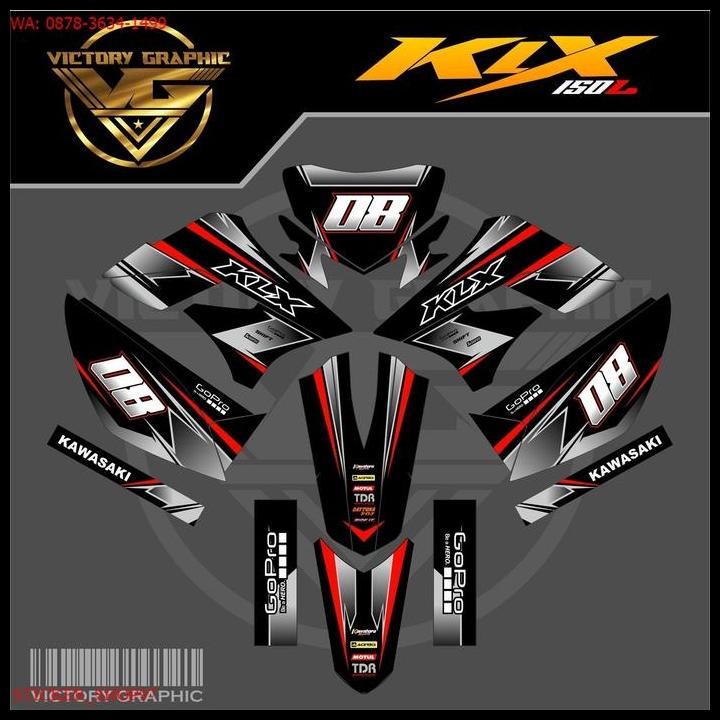 DISKON PREMIUM STIKER KLX 150 L DECAL KLX 150 S DECAL KLX 150 FULL BODY 