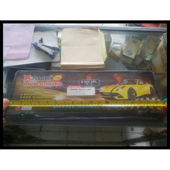 DISKON COVER DUDUKAN PLAT NOMOR DEPAN DAN BELAKANG MOBIL HONDA BRIO MOBILIO JAZZ RS FREED CITY CIVIC