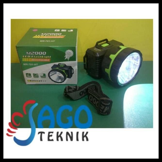 GRATIS ONGKIR SENTER KEPALA RECHARGEABLE M 2000 
