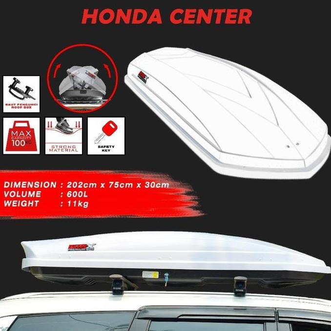 Roof Box Roofbox Rofbox Bagasi Atas Mobil Universal Rmx Premium Material Abs+Pmma 600L
