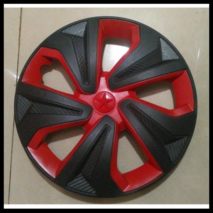 HOT DEAL DOP RODA VELG RING 13 DAN 14 MOBIL AVANZA XENIA WARNA MERAH HITAM 