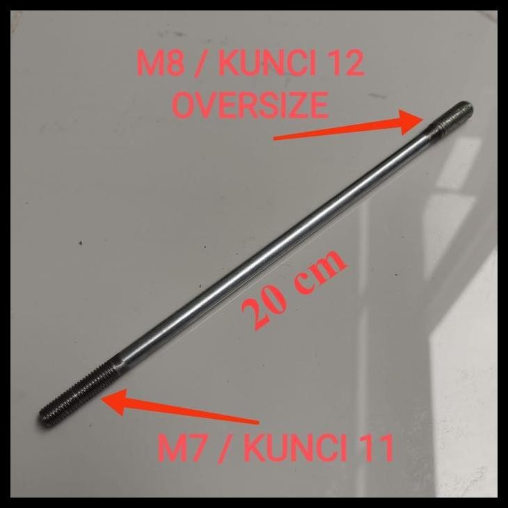 TERBARU BAUT ANCER TANEM TANAM BLOCK BLOK TUSUK SATE BOLT STUD HEAD BLOK SEHER  BEAT VARIO 110 KARBU