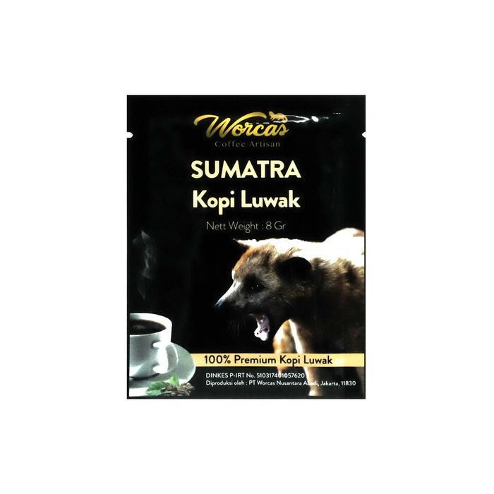 

Worcas Kopi Luwak Sumatra Sachet (10Pcs)