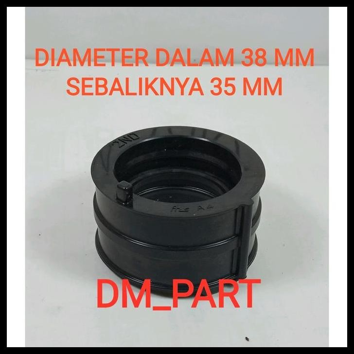 TERBARU KARET MANIFOL MANIPUL MANIFOLD INTAK INTAKE INTEK MX KING PE 28 PWK 2ND 38MM 35MM ASLI ORI T