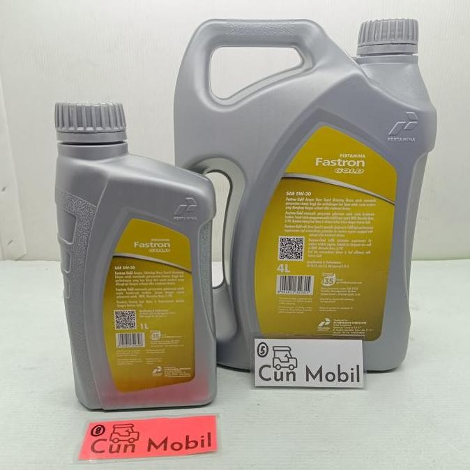 baru Oli mesin Pertamina Fastron Gold 5W-30 4 Liter