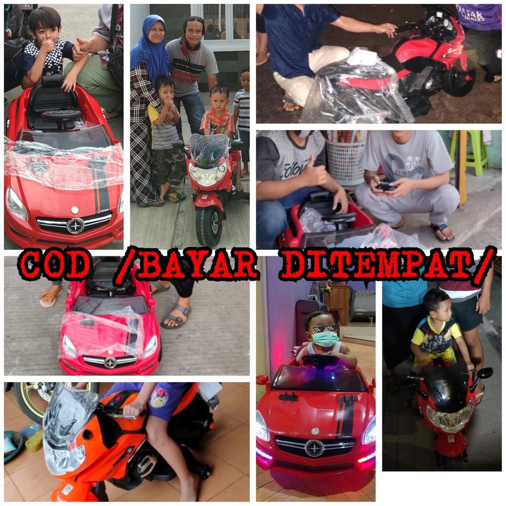 [KHUSUS JABODETABEK] GRATIS ONGKIR JABODETABEK MOBIL AKI ANAK POLISI BISA DI NAIKI MANUAL DAN PAKAI 