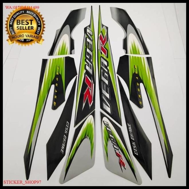 BEST DEAL (ORI) STRIPING YAMAHA VEGA R NEW 2006 2007 HITAM SILVER ORIGINAL 