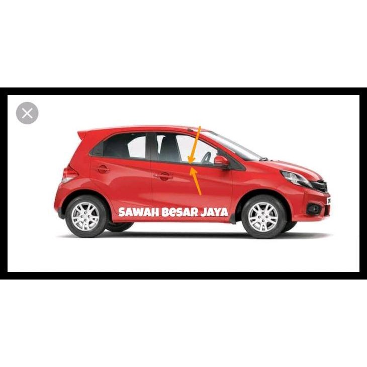 TERBARU WEATHER STRIP KARET PELIPIT PLIPIT LIST LIS BAWAH JENDELA KACA PINTU LUAR DEPAN HONDA BRIO S