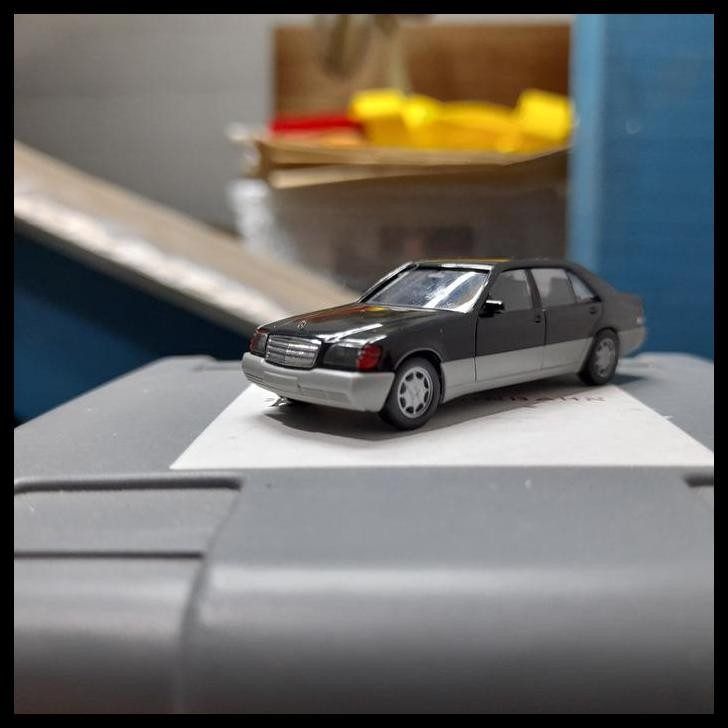 DISKON HERPA SKALA 1:87 - HERPA MERCEDES BENZ 600SEL HITAM (HH16) 