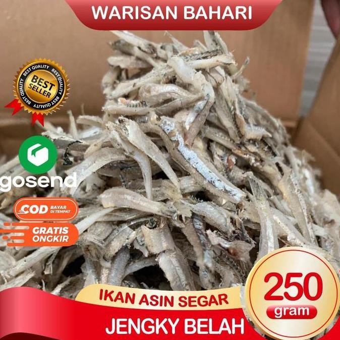 

Jengky Belah Ikan Asin Teri Jengky Super Bersih Segar Dan 250 Gram