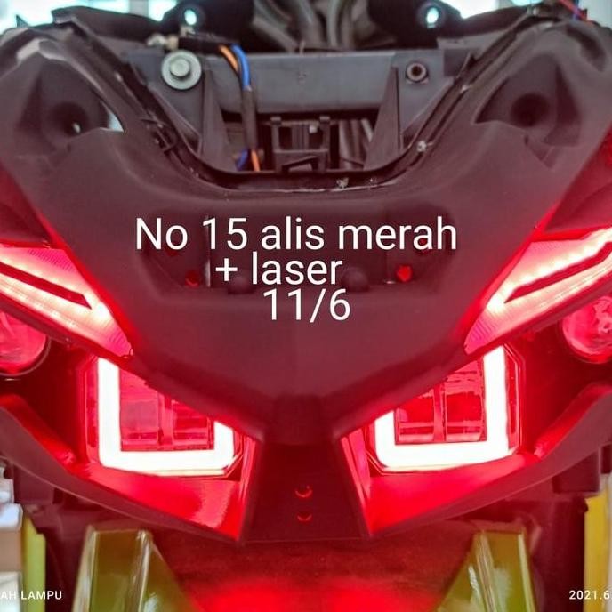Lampu projie LED generasi 2 vario 125/150 headlamp komplit