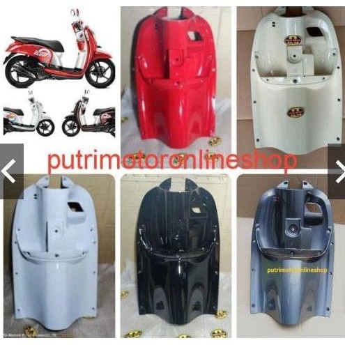 NEW cover dasbor inner lower legshield kontak scoopy 2013 2016