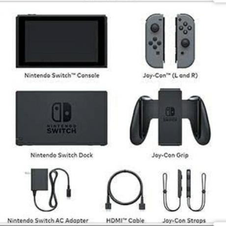 Nintendo switch console new model V2 HAC-001 gray