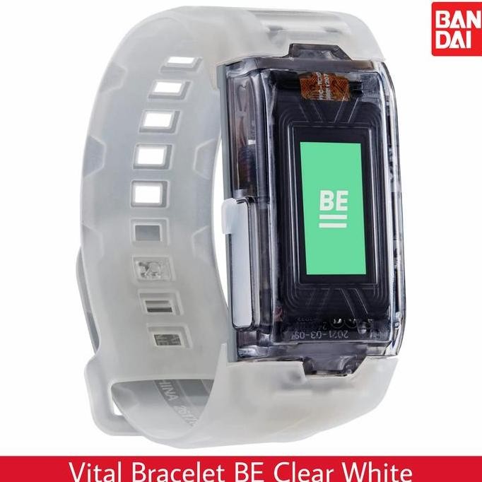 Bandai Vital Bracelet BE Clear White