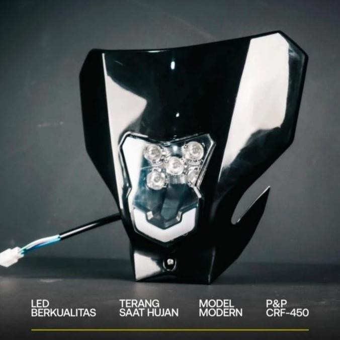 Headlamp Kedok Lampu Depan Led Crf 450