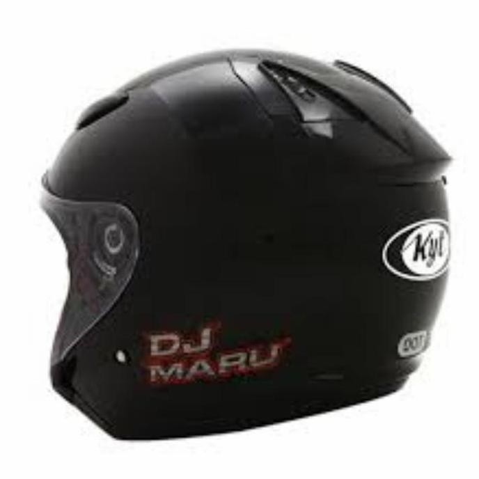NEW KYT DJMARU DJ Maru XXXL MATT BLACK DOFF HITAM DOP BIG SIZE HELM BESAR