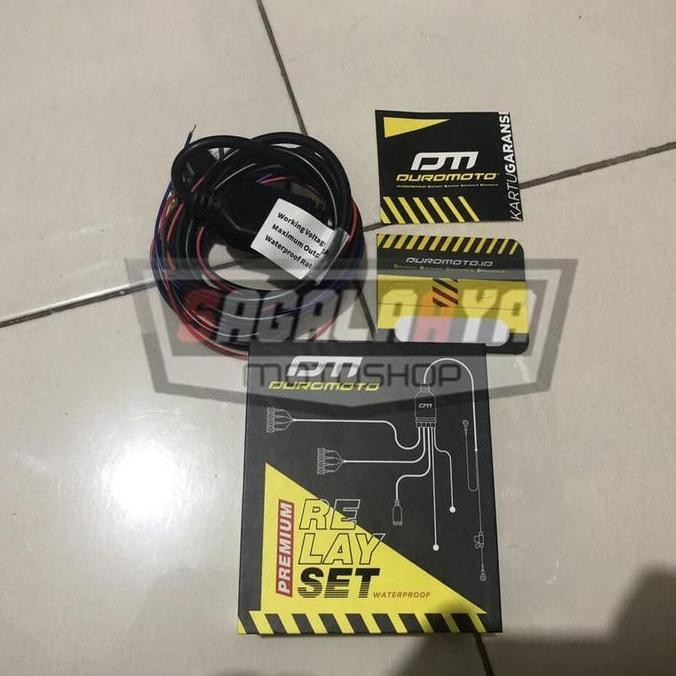 Paket Duromoto M3 saklar ori Relayset Duromoto Bracket lampu Vinyx