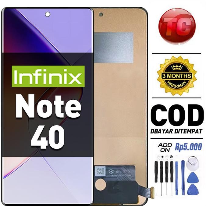 Original LCD INFINIX NOTE 40 asli Layar hp touchscreen Sentuh Versi Tinggi COD