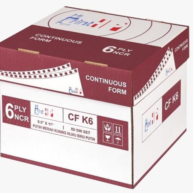 

TERLARIS - Continuous Form 9.5x11 6 ply NCR (isi 500 sheets)
