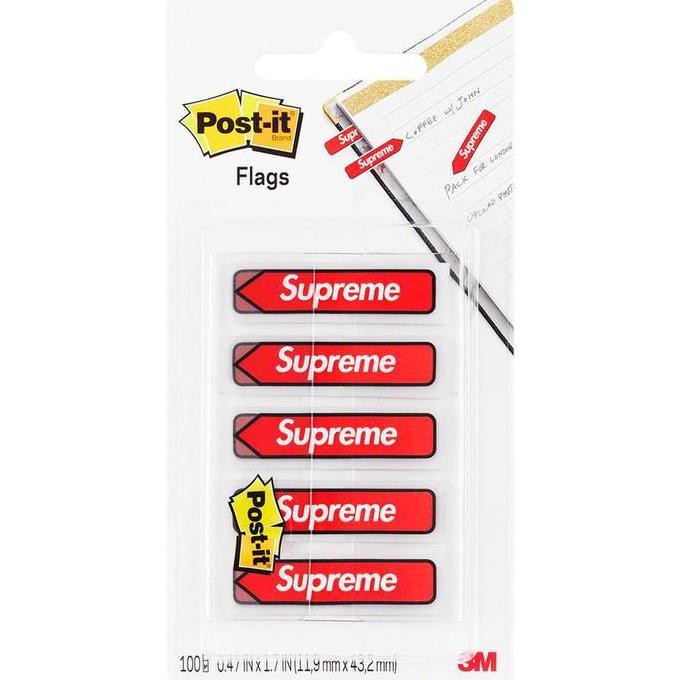

TERMURAH - SUPREME POST IT FLAGS FW19 AUTHENTIC ITEM