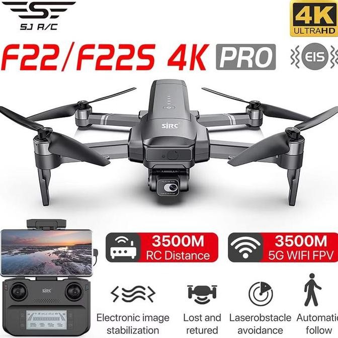 TERMURAH - SJRC F11-4k-pro Drone Quadcopter UAV UHD 2-Axis / DRONE SJRC F11PRO 4K