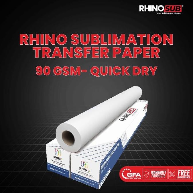 

NEW Kertas Sublim Roll Uk 1,6 x 100 meter 90 GSM Quick Dry/Fast Dry Paper