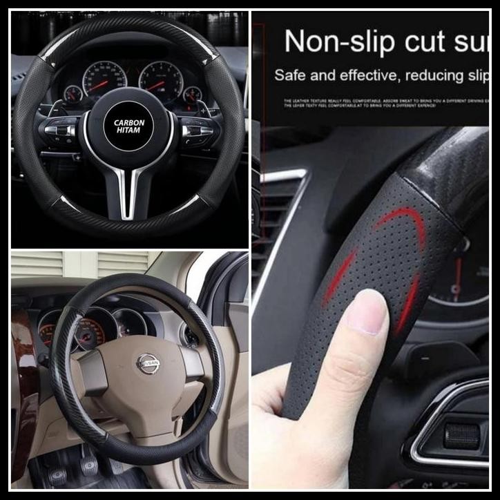 GRATIS ONGKIR COVER STIR CARBON / SARUNG STIR MOBIL INNOVA LAMA 